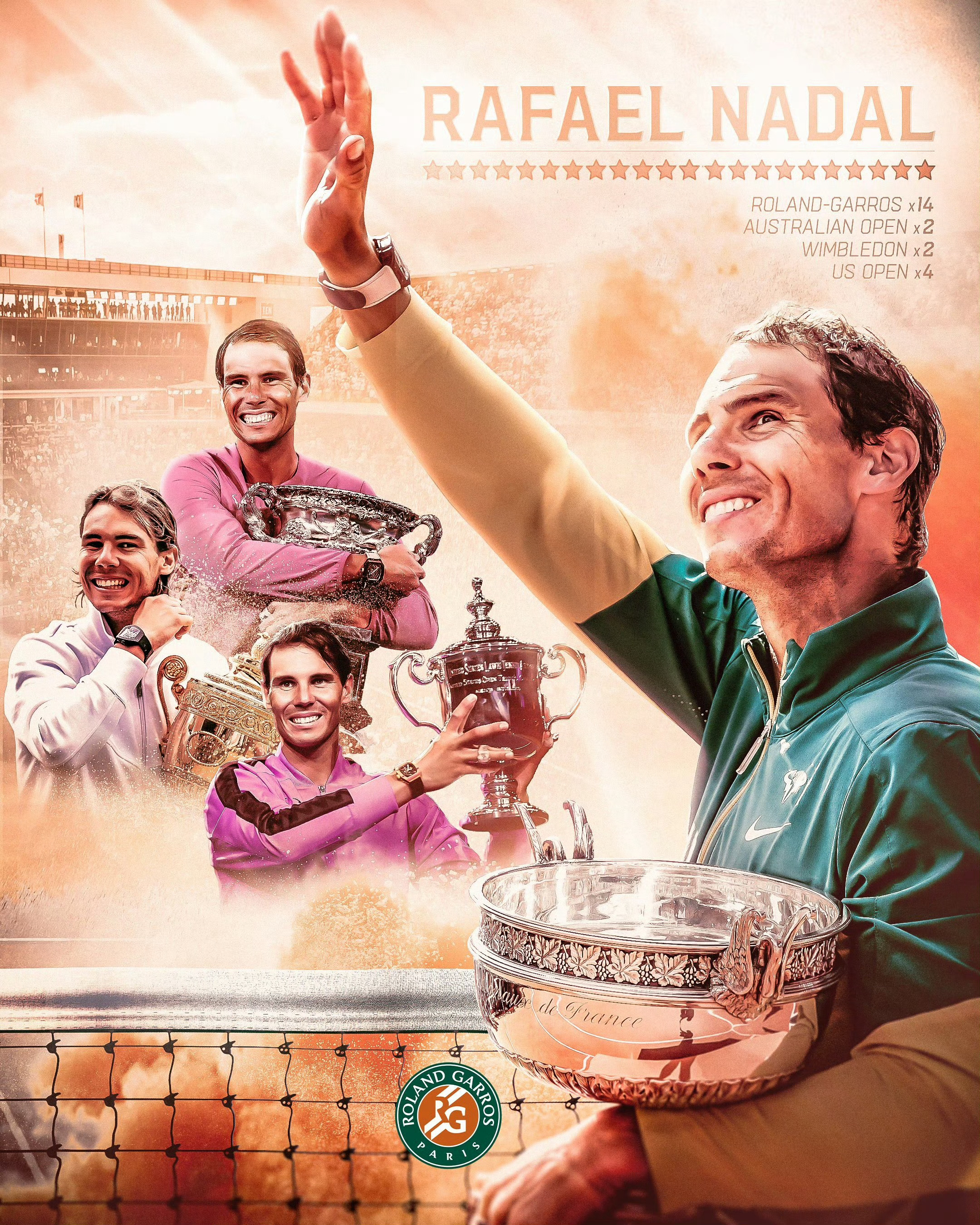 爱游戏2026-澳网碾压戴维斯杯，纳达尔高光表现